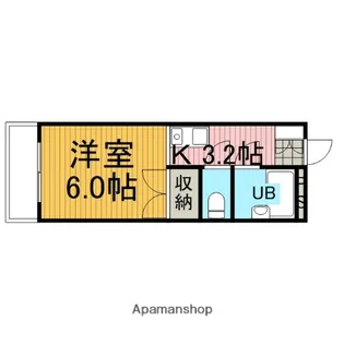 シティーフェイス・パートⅡ【2階】の間取り