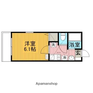 シャン・ドゥ・ブレ【2階】の間取り