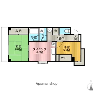 パールコートつきみ野【4階】の間取り