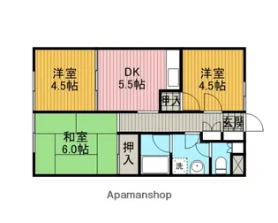 サニーエクセル成瀬【1階】の間取り