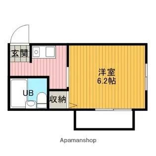 神奈川県相模原市中央区上矢部2丁目【アパート】の間取り