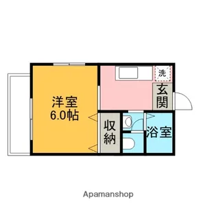 コーポウィステリア【2階】の間取り