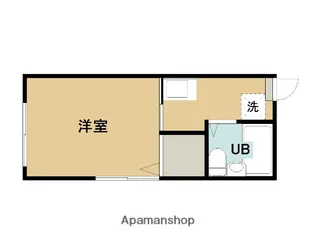 シティハイムアマデウス【1階】の間取り