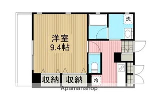 ARCADIA【201号室】の間取り