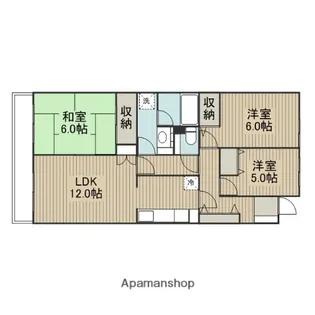 神奈川県相模原市南区大野台2丁目【マンション】の間取り