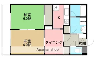 メゾンボヌール【2階】の間取り
