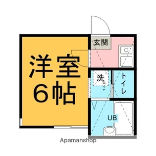 フローラ共和【1階】の間取り