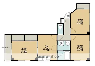 カーサビアンカクアトロ【2階】の間取り