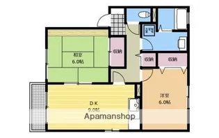 スカイヒル【202号室】の間取り