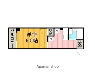 ヴェラ・カヌマ【301号室】の間取り