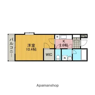 神奈川県相模原市中央区相模原6丁目【マンション】の間取り