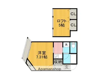 パレス相模大野【2階】の間取り