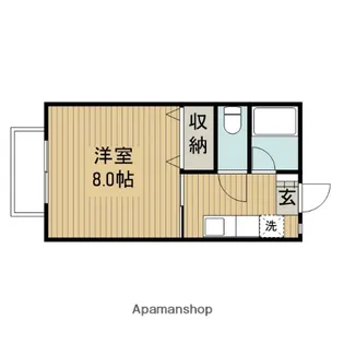 メゾンウエスト【2階】の間取り