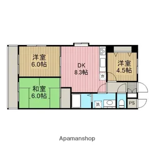 エクセレントイシイ【2階】の間取り