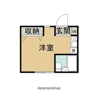 パールグレーK5【101号室】の間取り