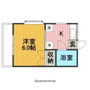 ハイツオーキッド【202号室】の間取り