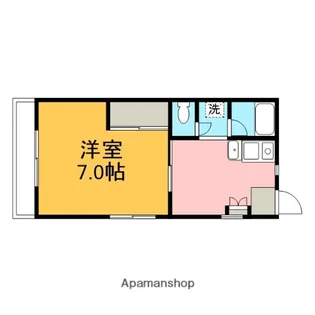 ロイヤルハイツ壱番館B棟【2階】の間取り