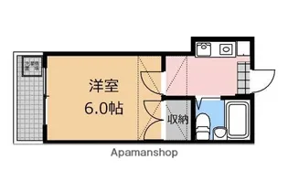 THE VOYAGER【202号室】の間取り