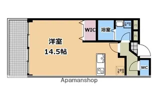 DELFINO【406号室】の間取り