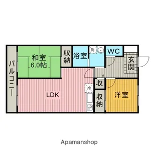 パークホームK【2階】の間取り