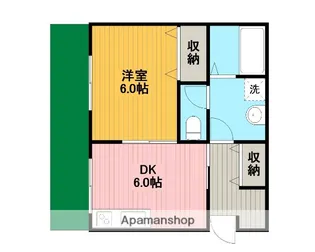 メイトチヨダ【-1階】の間取り