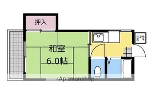 メゾン秀和【201号室】の間取り