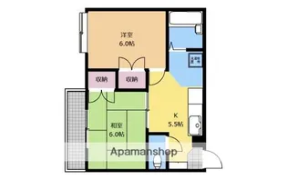 アスカコート相模原【405号室】の間取り