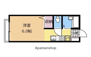 カーサ宮崎Ⅱ【202号室】の間取り