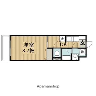 メゾンドブリック【2階】の間取り