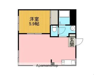 神奈川県相模原市中央区富士見4丁目【アパート】の間取り