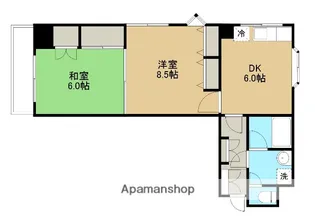 神奈川県相模原市中央区中央4丁目【マンション】の間取り
