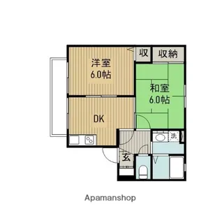 神奈川県相模原市南区鵜野森1丁目【アパート】の間取り
