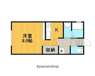 ラヴィエベル相模大野【2階】の間取り