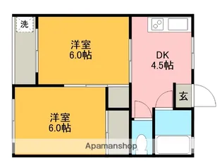 神奈川県相模原市中央区横山4丁目【マンション】の間取り