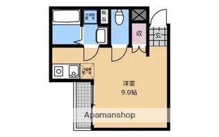 アベニュー淵野辺【3階】の間取り