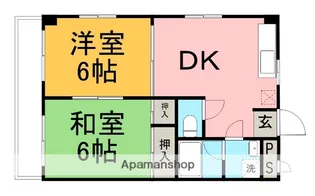 富士見ビル【303号室】の間取り