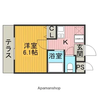 TS橋本ビル【1階】の間取り