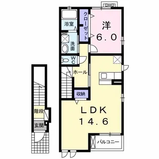 MAISON ANSI【2階】の間取り