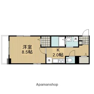 メゾンタナカⅢ【8階】の間取り