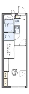 レオパレスMACHIYA【2階】の間取り