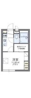 レオパレスグランシャリオ【1階】の間取り