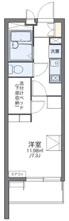 レオパレスディアコートF【2階】の間取り