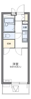 レオパレスHIMAWARI【3階】の間取り