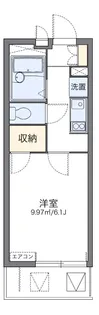 レオパレスアベニューⅡ【2階】の間取り