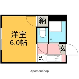 コーポ加藤【203号室】の間取り