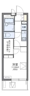 レオパレスカナ【3階】の間取り
