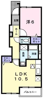 ナリッシュ【1階】の間取り
