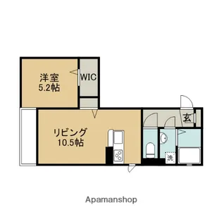 カトレア【2階】の間取り