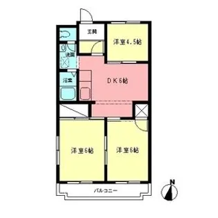 グランシャリオ【3階】の間取り