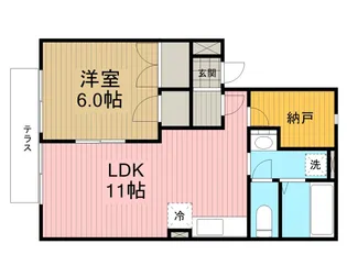 メルベーユ【2階】の間取り